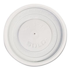 Polystyrene Vented Hot Cup Lids, 4 oz Cups, White, 100/Pack, 10 Packs/Carton